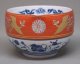 茶碗　金襴手　菊花鳳凰紋