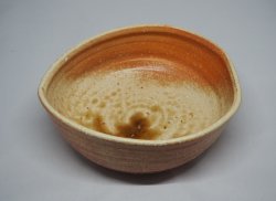 画像4: 信楽焼　舟形　菓子器