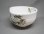 画像2: 白灰釉　御衣黄桜絵　沓形茶碗 (2)