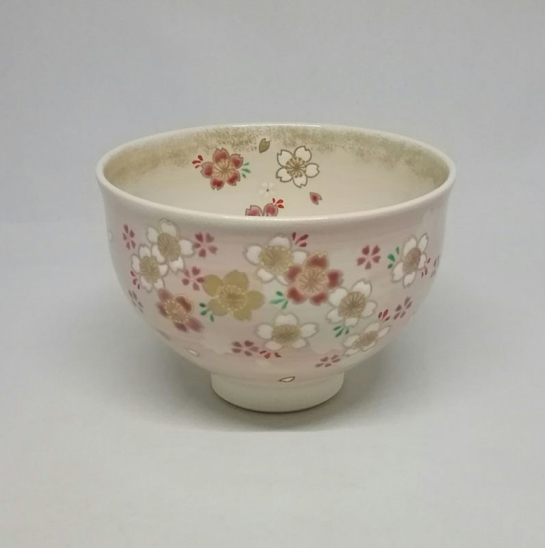 画像1: 桜絵茶碗