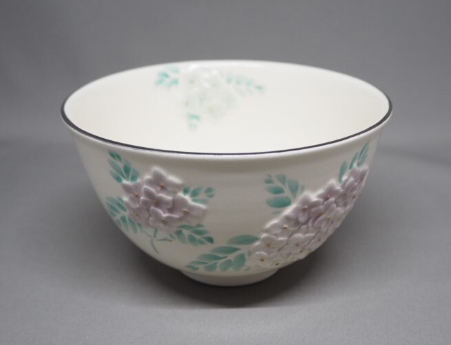 画像3: 浮彫　紫陽花　茶碗