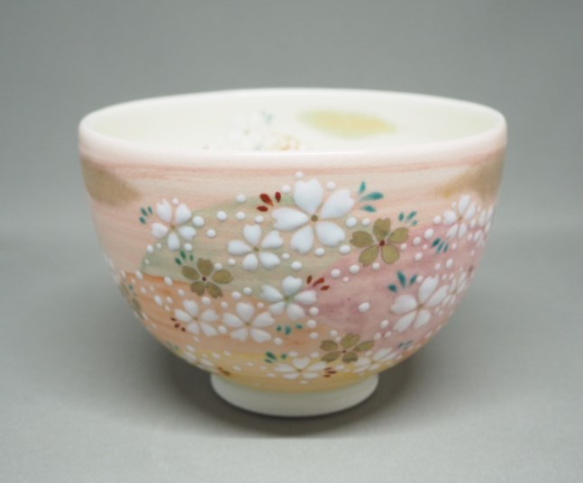 画像1: 吉野山絵　茶碗